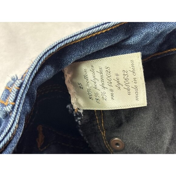 Harper Womens Denim Skinny Jeans Size 25 Medium Wash - Picture 4 of 4